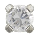 Studex Tiny Tips Tiffany Set Stainless Steel 3mm Cubic Zirconia