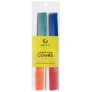 Colortrak Carbon Fiber Pintail Combs, 4 Pack