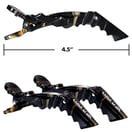 Colortrak Midnight Lux Croc Clips, 4 Pack
