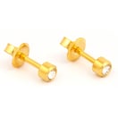 Studex Gold Plated April Studs, 12 Pack