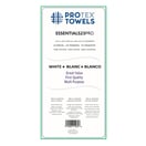 ProTex Essentials 23PRO White Towels, 12 Pack