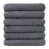 ProTex Goliath Granite Grey Towels, 12 Pack