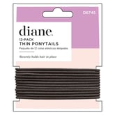 Diane Black Thin Ponytails, 12 Pack