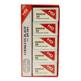 Dorco ST-301 Stainless Steel Blades, 100 Box