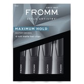 Fromm Style Artistry Gator Clips Black, 4 Pack (Maximum Hold)