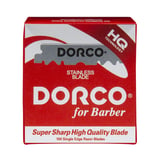 Dorco Stainless Steel Half Blades, 100 Box
