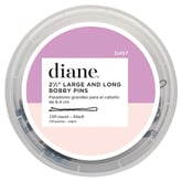 Diane Large & Long Bobby Pins 2.5", 150 Pack (Black)