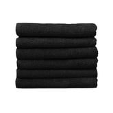 Partex Bleach Guard Onyx Black Towels, 12 Pack