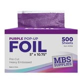 Purple Colored Pop-Up Foil 5" x 10.75", 500 Sheets (Heavy Embossed)