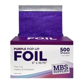 Purple Colored Pop-Up Foil 5" x 10.75", 500 Sheets (Heavy Embossed)