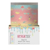 StyleTek Sea-Sun Of The Summer Pop-Up Foil 5" x 11", 500 Sheets (Heavy Embossed)