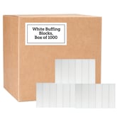 White Buffing Blocks, Box of 1000 (150 Grit)
