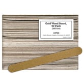 Gold Wood Board, 50 Pack (100 Grit)
