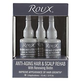 Roux Anti-Aging Hair & Scalp Rehab Treatment Ampoules, 3 Pack