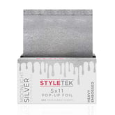 StyleTek Moonlight Silver Pop-Up Foil 5" x 11", 500 Sheets (Heavy Embossed)