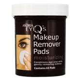 Andrea Eye Q's Moisturizing Eye Make Up Remover, 65 Pads