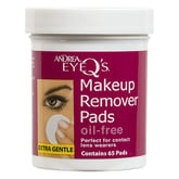 Andrea Eye Q's Make Up Remover, 65 Pads