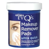 Andrea Eye Q's Ultra Quick Eye Make Up Remover, 65 Pads