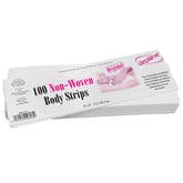 Depileve Non-Woven 3" x 9" Body Strips, 100 Pack