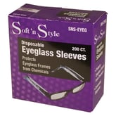Soft 'N Style Disposable Eyeglass Sleeves, 200 Count