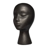 Diane Styrofoam Head (Black)