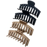 StyleTek Luxe Matte Claw Clips, 4 Pack