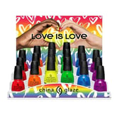 China Glaze Nail Lacquer, 18 Piece Display (Pride Collection)