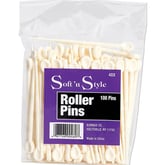 Soft 'N Style Nylon Roller Pins, 100 Pack