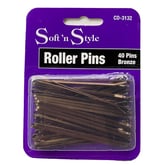 Soft 'N Style 3" Roller Pins, 40 Pack
