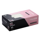 Fromm Color Studio Powder Free Clear Vinyl Gloves, 100 Pack