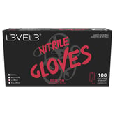 L3VEL3 Nitrile Red-ish Gloves, 100 Pack