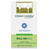 Clean & Easy Sensitive Wax Refills Large, 3 Pack
