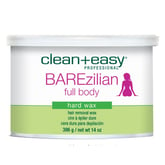 Clean & Easy Barezilian Full Body Hard Wax, 14 oz