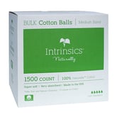 Intrinsics Medium-Size 100% Cotton Balls, 1500 Count