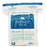 Intrinsics 2" x 2" Petite Cotton 12-Ply Gauze, 200 Count
