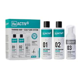 Reactiv8 Thinning Hair + Scalp Care System, 3 Piece Kit (Normal Hair)