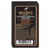 Woody's Activated Charcoal Bar Soap, 8 oz