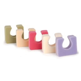 Toezees Toe Separators Assorted Pastels, 144 Pack