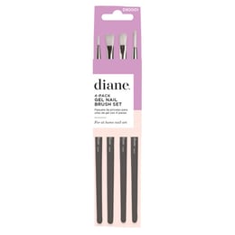 Diane Gel Nail Brush Set, 4 Piece