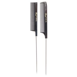 Krest Steel Pin Rat Tail Combs, 2 Pack