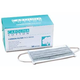 Carolina Carbon Filter Face Mask, 50 Pack