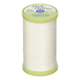 Coats and Clark Dual Duty Plus White Thread, 325 Yards