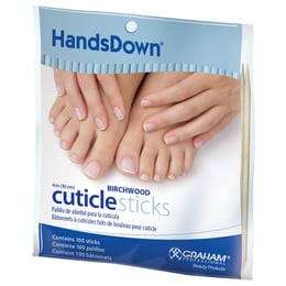 Graham HandsDown Birchwood Cuticle Sticks 4", 100 Pack