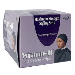 Graham Wrapp-it Styling Strips Black (40 Strips Per Pack) Graham Wrapp-it Styling Strips Black (40 Strips Per Pack)