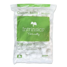 Intrinsics Medium-Size 100% Cotton Balls, 300 Count