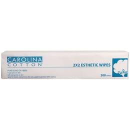 Carolina 2" x 2" Esthetic Wipes, 200 Pack