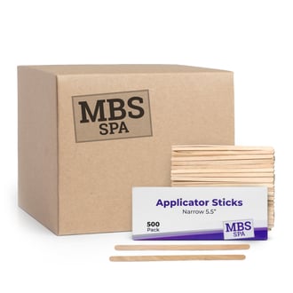 MBS Spa Applicator Sticks Narrow 5.5", Case of 5,000