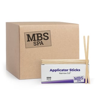MBS Spa Applicator Sticks Narrow 5.5", Case of 5,000