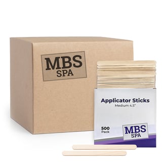 MBS Spa Applicator Sticks Medium 4.5", Case of 10,000