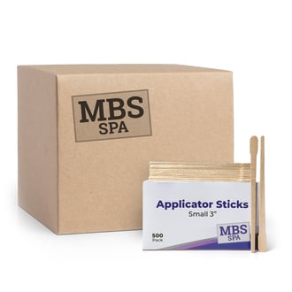 MBS Spa Applicator Sticks Small 3", Case of 10,000